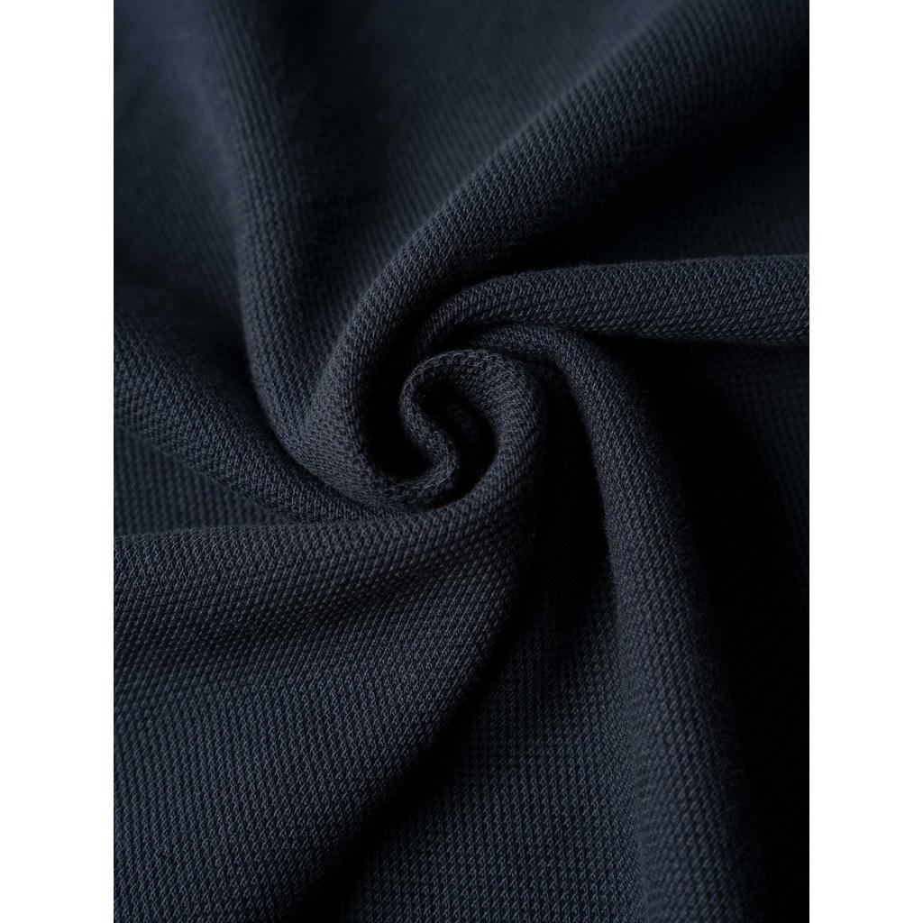 Áo Polo nam cổ bẻ UGO-NAVY vải cá sấu cotton UNI, nam tính, thanh lịch, sang trọng - POLOMANOR