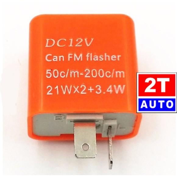 Rơ le role relay xi nhan, cục chớp tín hiệu cho ô tô xe máy, có thể điều chỉnh tốc độ nháy: SKU:236