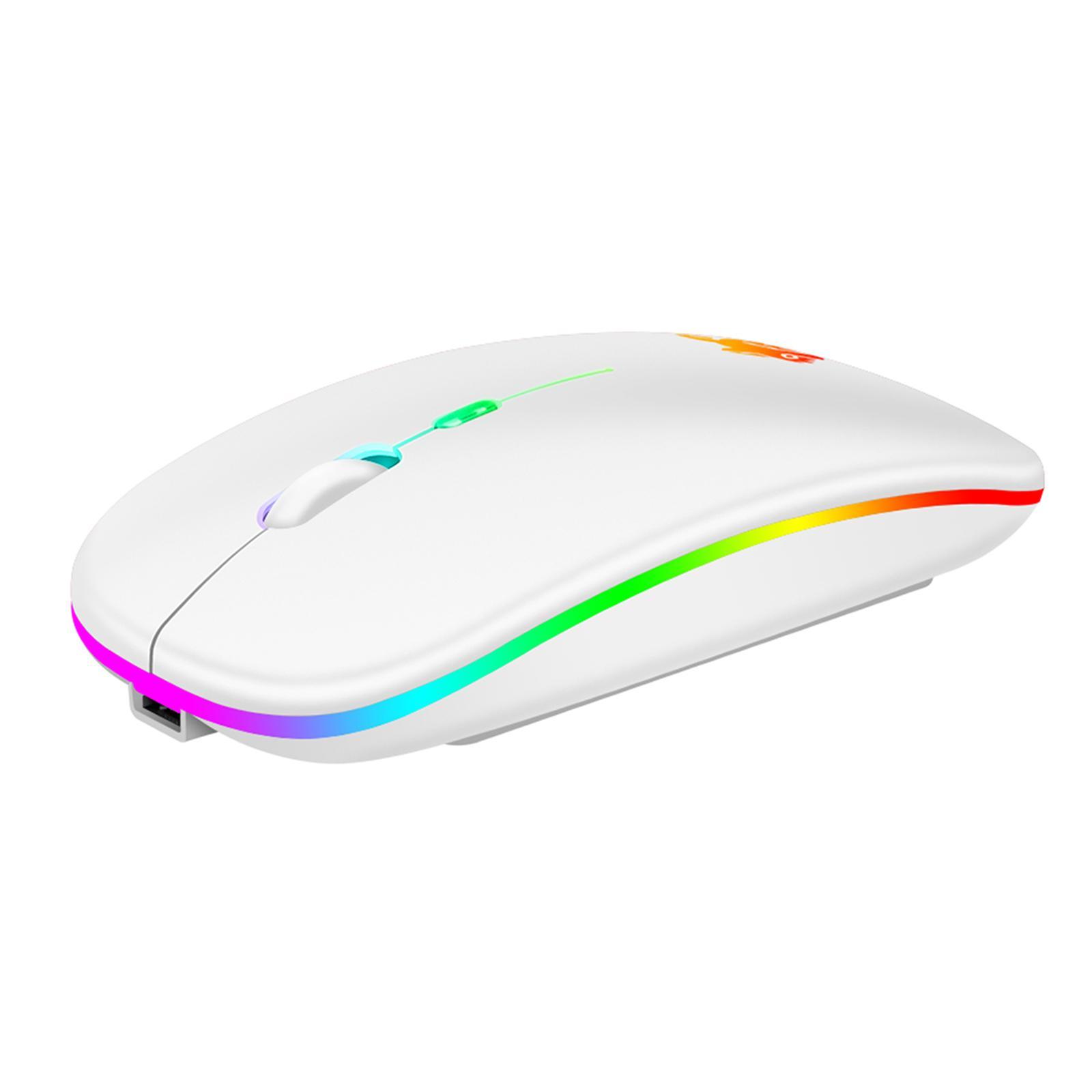 Tachiuwa LED Wireless Mouse Laptop PC 2.4G Mute Mice Gaming with Receiver