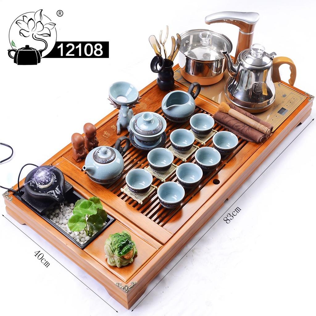 Bàn trà điện mã 121 gỗ thông - bàn trà điện thông minh đa năng - bảo hành 12 tháng - làm quà tặng, quà biếu lịch sự, sang trọng, ý nghĩa.