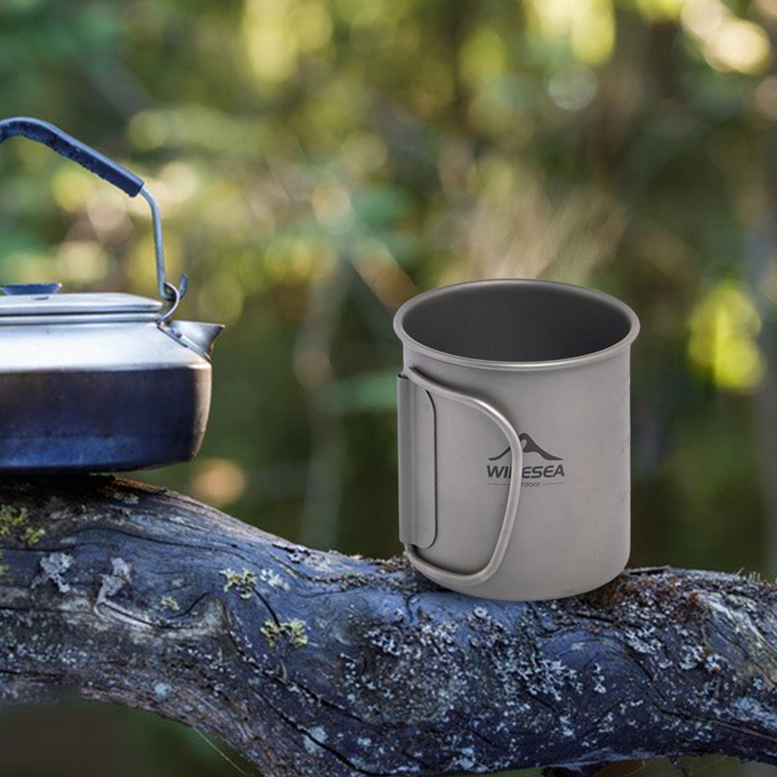 Titanium Cup Camping Mug Coffee Mug Water Bottle Cup