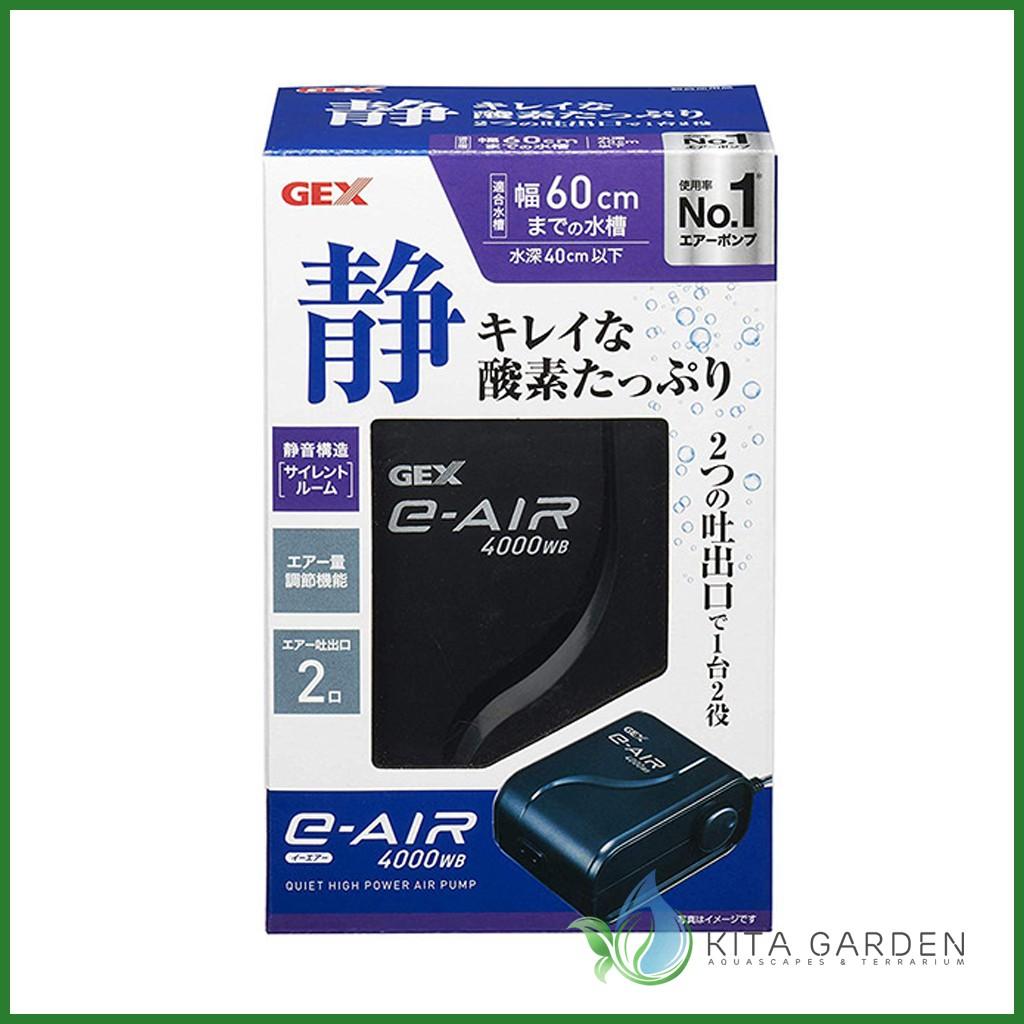 Máy sủi oxy Nhật 2 vòi Gex E-Air 4000WB