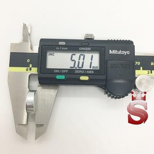 Nam châm vĩnh cửu mạ kẽm kích thước 15x5mm