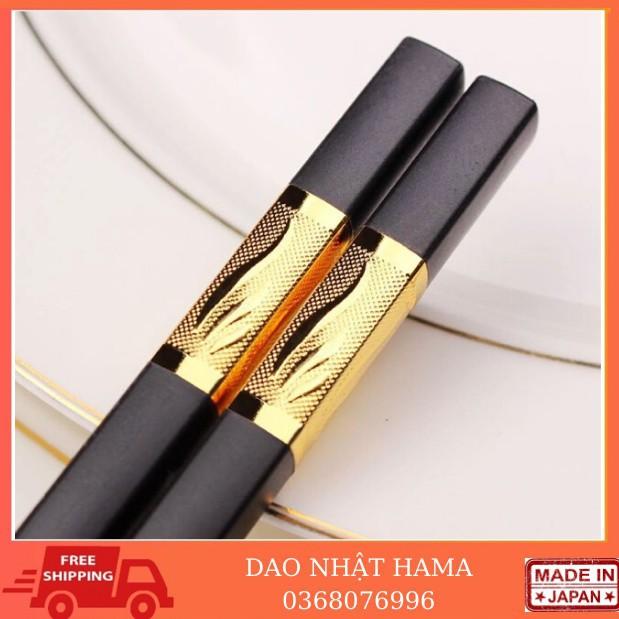 HỘP 10 ĐÔI ĐŨA HỢP KIM MẠ VÀNG - KOREA DESIGN DÀI 27CM