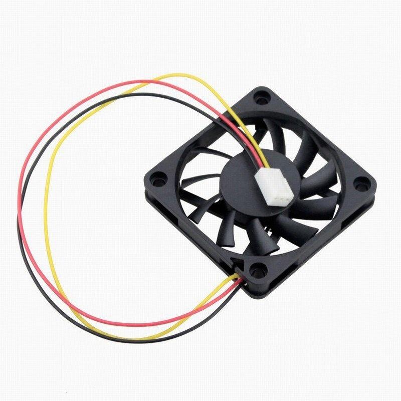 1 Piece Gdstime 3Pin FG Dual Ball 60mm x 1mm DC 11V 3-wire Brushless Cooling Fan 60x60x1mm 6cm 601