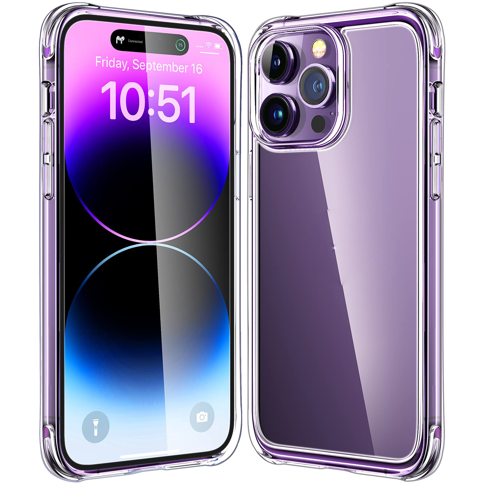 Ốp lưng chống sốc trong suốt cho iPhone 14 Pro (6.1 inch) hiệu Rock Space Protective Case siêu mỏng 1.5mm độ trong tuyệt đối, chống trầy xước, chống ố vàng, tản nhiệt tốt - hàng nhập khẩu