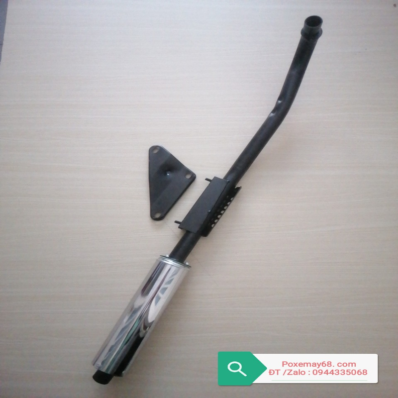 Pô Max 3 ĐB + có bas pô đen 2 ly -POMA2E021