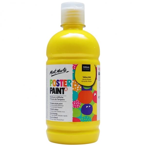 Màu Poster Mont Marte 500 ML MPST0013 - Màu Yellow Mid