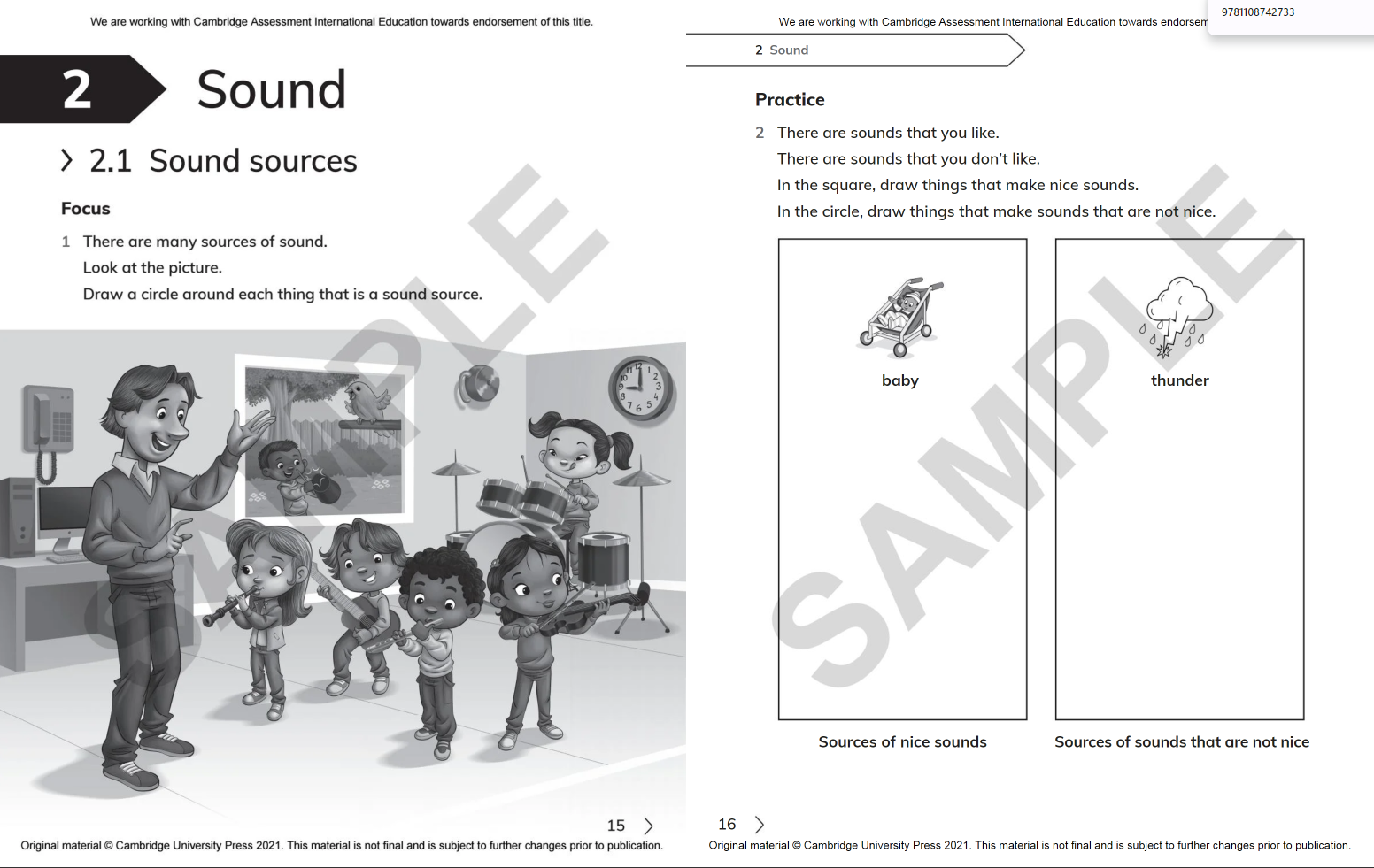 Cambridge Primary Science Workbook 1 With Digital Access (1 Year) 2nd Edition