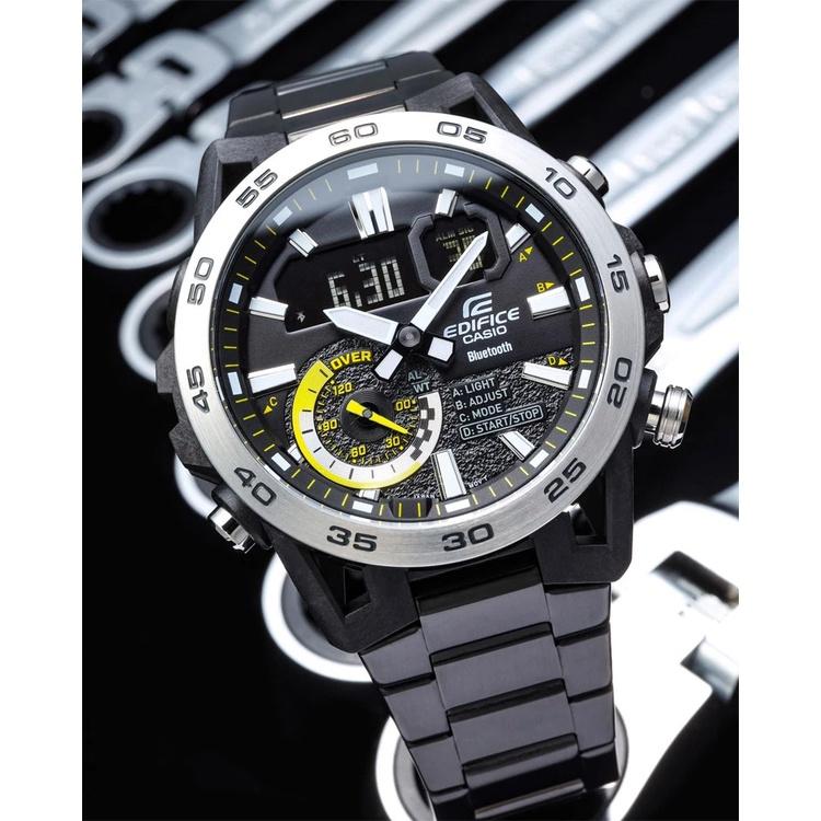 Đồng Hồ Nam Dây Thép Casio Edifice ECB-40DC-1A Bluetooth | ECB-40DC-1ADF Chính Hãng