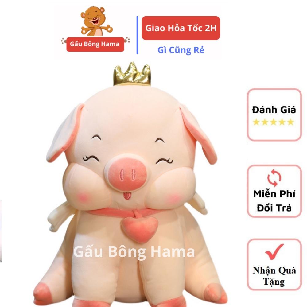 Gấu Bông Búp Bê Heo Vương Miệng cao cấp