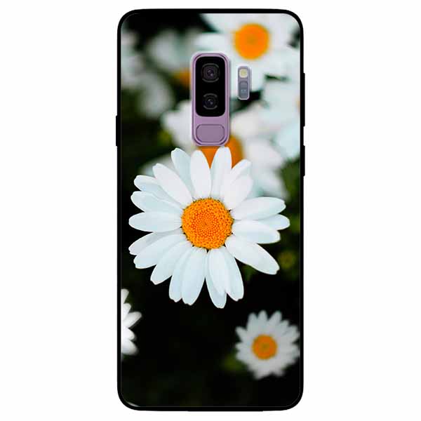 Ốp lưng dành cho Samsung S9 Plus mẫu Cúc Trắng Mờ Ảo