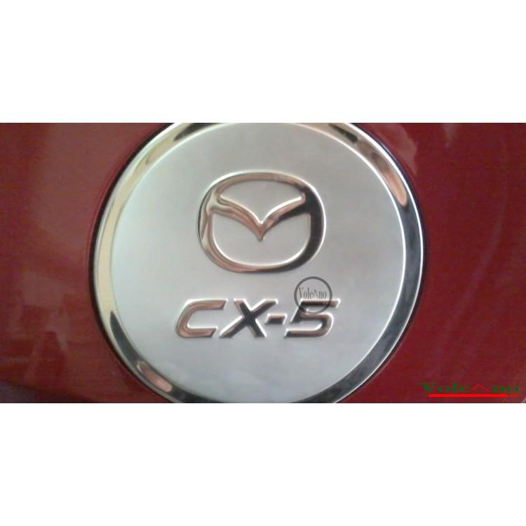 Ốp Nắp Bình Xăng Mazda CX5, ốp nắp bảo vệ chống xước bình xăng Mazda CX5