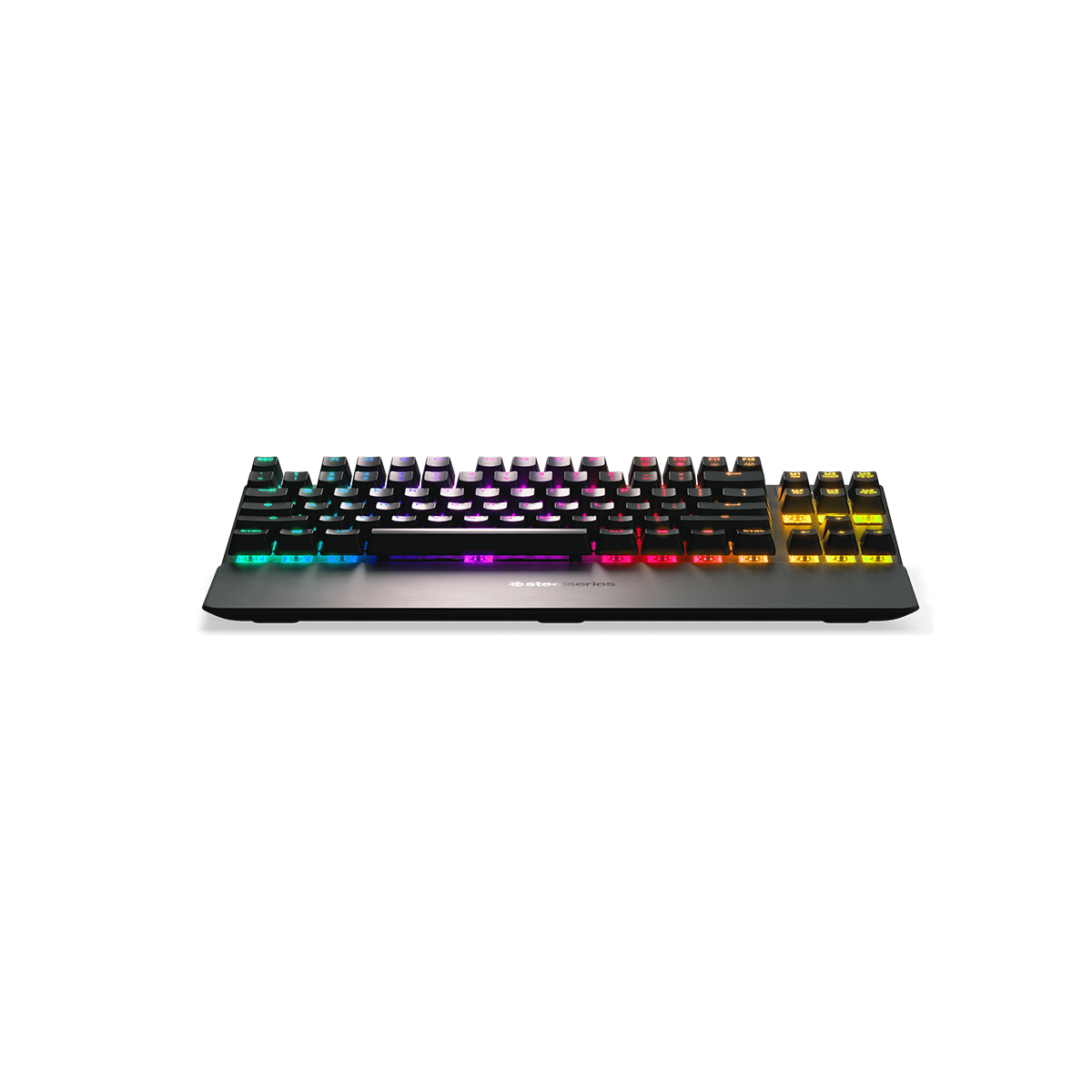 Bàn phím gaming có dây kê tay SteelSeries Apex 7 TKL, Led RGB, 50 triệu Clicks, màn hình Oled, Hàng chính hãng, Bảo hành 12 tháng