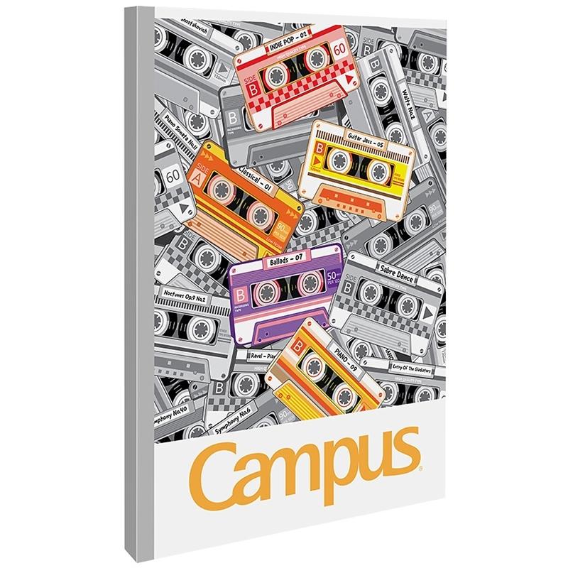 Vở Mix Tape - A4 Kẻ Ngang Có Chấm 200 Trang ĐL 70g/m2 - Campus NB-A4MT200