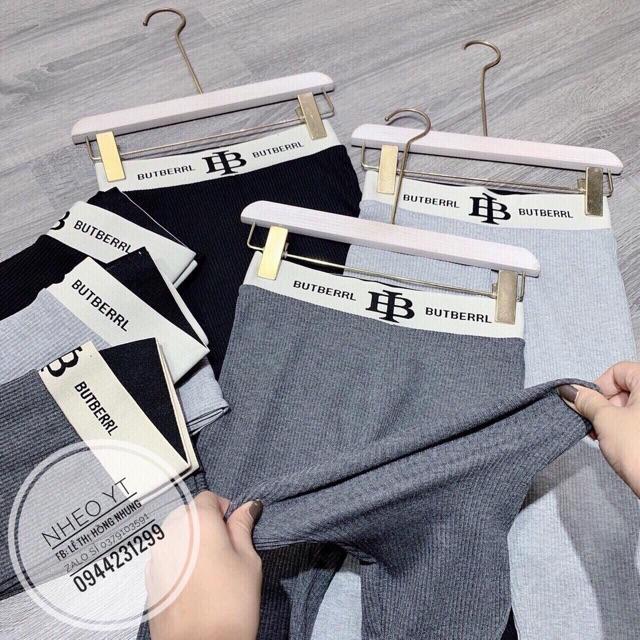 Quần legging len tăm cạp chun