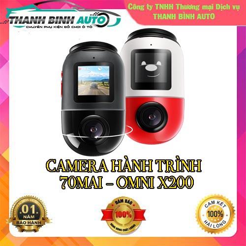 Camera hành trình 70mai Dash Cam Omni X200 - Giám sát từ xa, quay 360