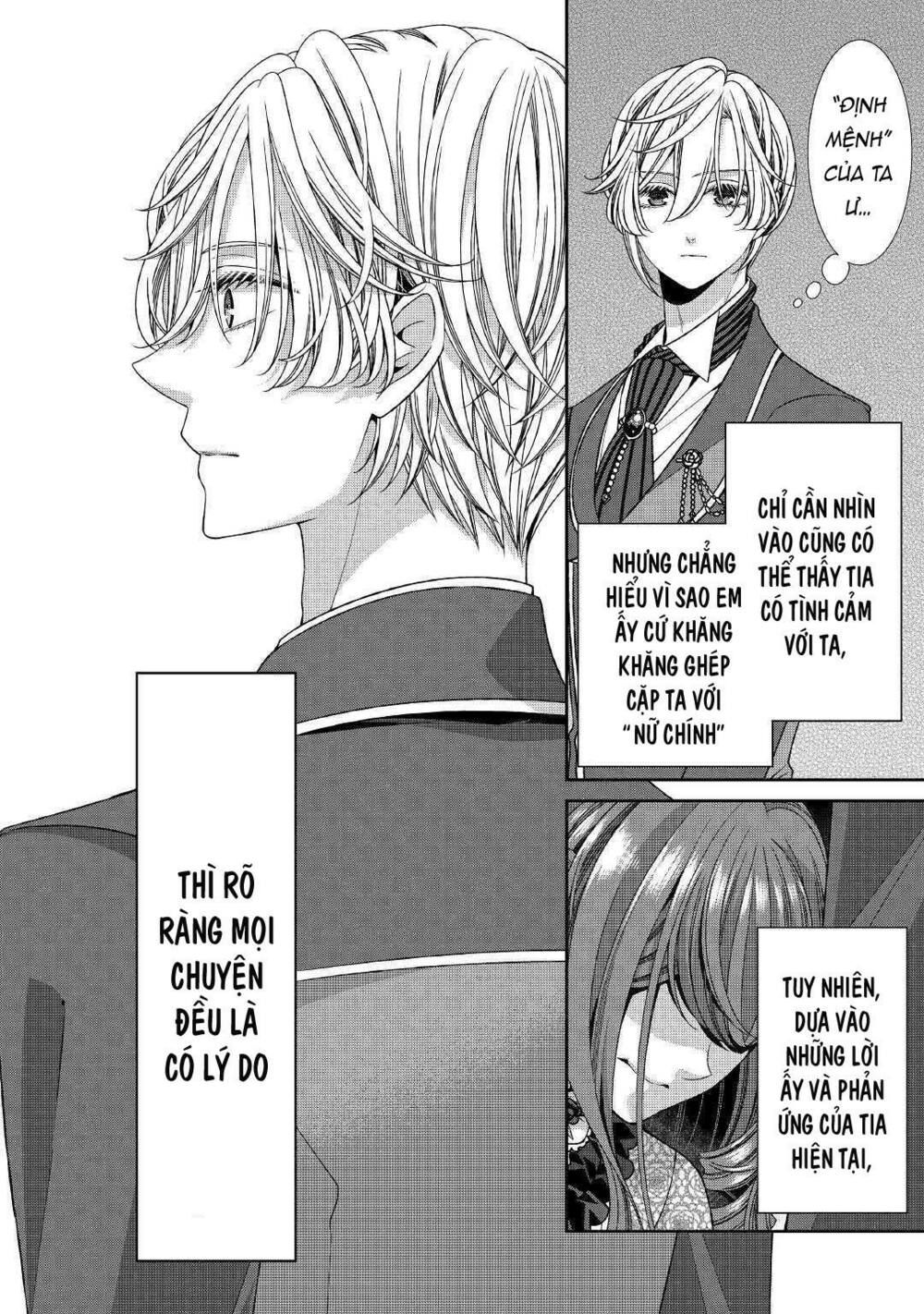 nhật ký theo dõi vị hôn thê tự nhận mình là nữ phụ phản diện 1 chapter 14 24