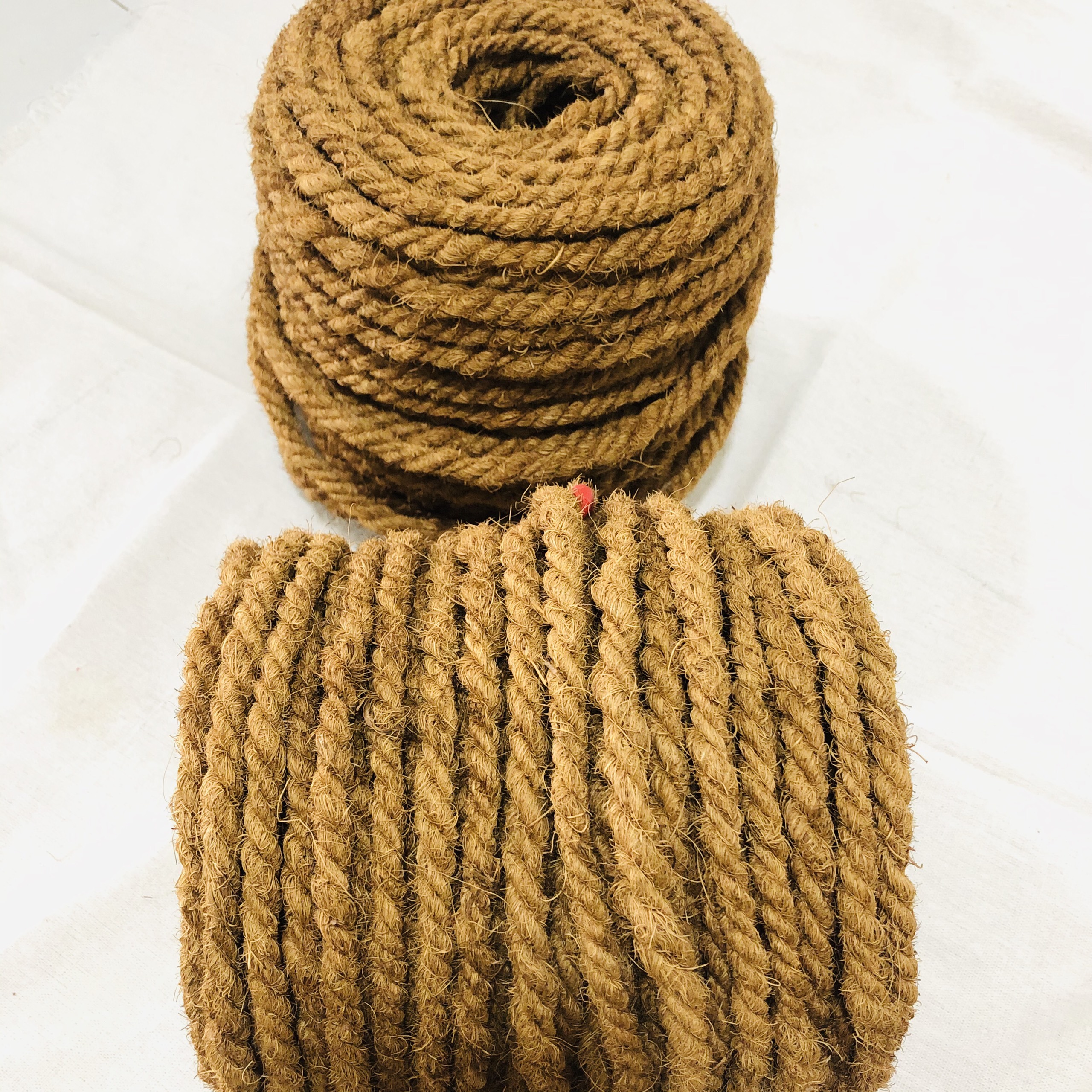 Dây thừng xơ dừa đường kính 10MM, 25M/Cuộn dùng để trang trí nhà cửa, làm quà handmade