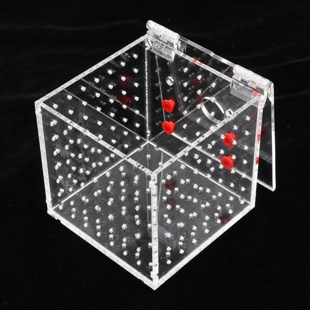 Clear Acrylic Aquarium Fish Incubator Breeding Box Incubator Isolation Box, 2 Size