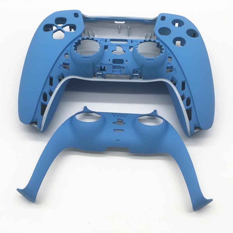 Vẽ sơn nhà ở vỏ vỏ bọc trang trí mặt trang trí GamePad DIY Sửa chữa các bộ phận cho PS5 PlayStation 5 Bộ điều khiển màu: Rose Red