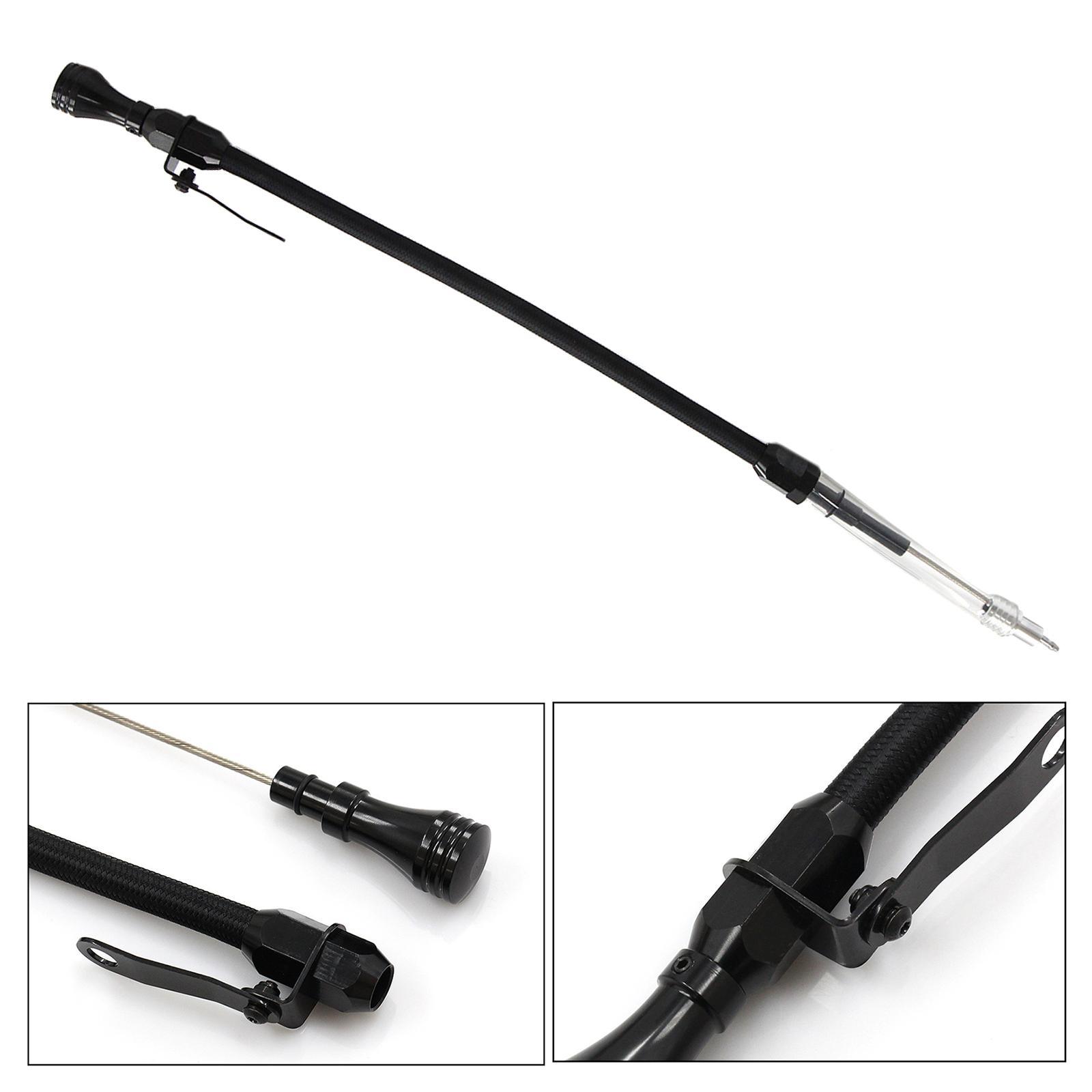 Truck Engines Flexible Oil Dipstick Black for 4.8L 5.7L 6.0L 6.2L