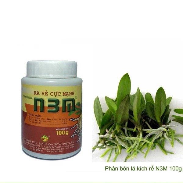 Phân Bón Lá Ra Rễ Cực Mạnh N3M - Lọ 100gram