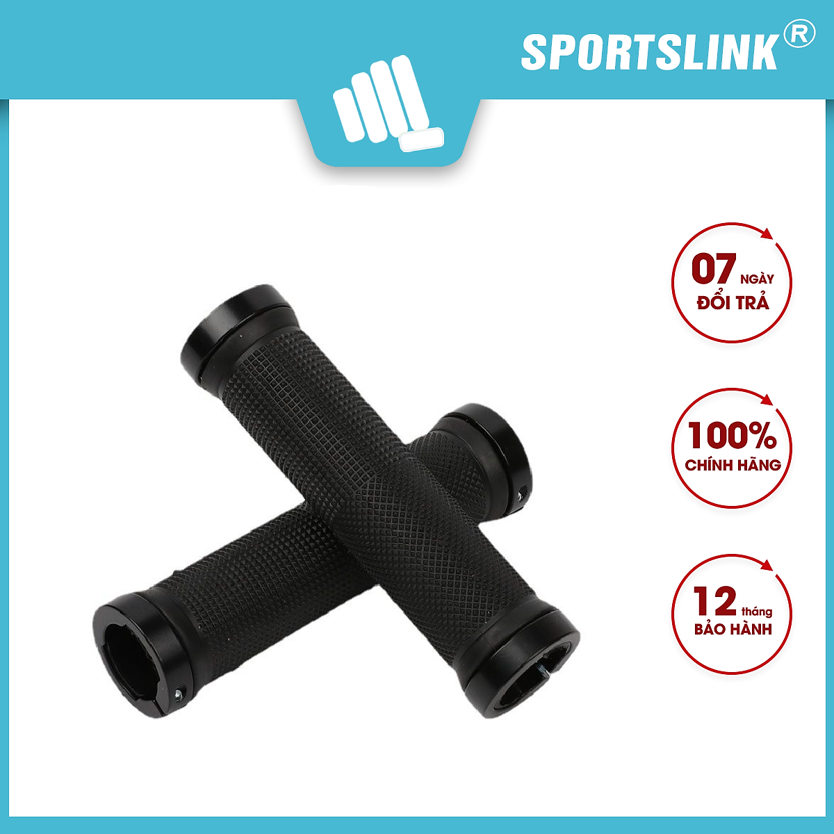 Vỏ bọc tay nắm xe đạp Sportslink có khoá kép hợp kim (Cặp)