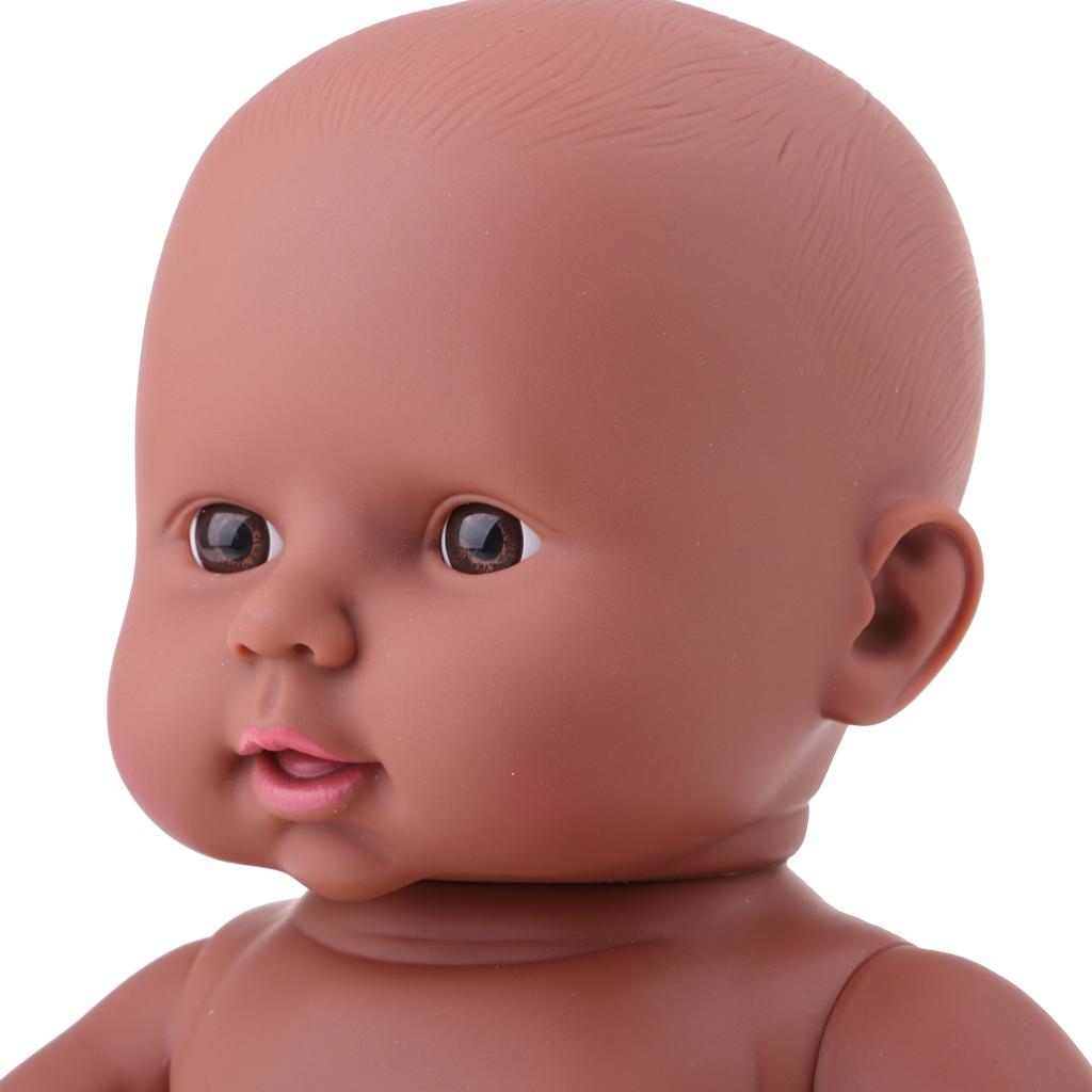 30cm Newborn Silicone Doll Vinyl Reborn Baby Girl Doll Toddler Sleeping Toy