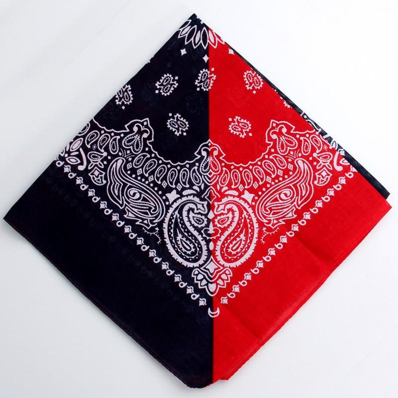 Khăn Bandana Nửa Màu Phong Cách Hàn Quốc Chất Liệu Cotton 60x60cm - Mã B004