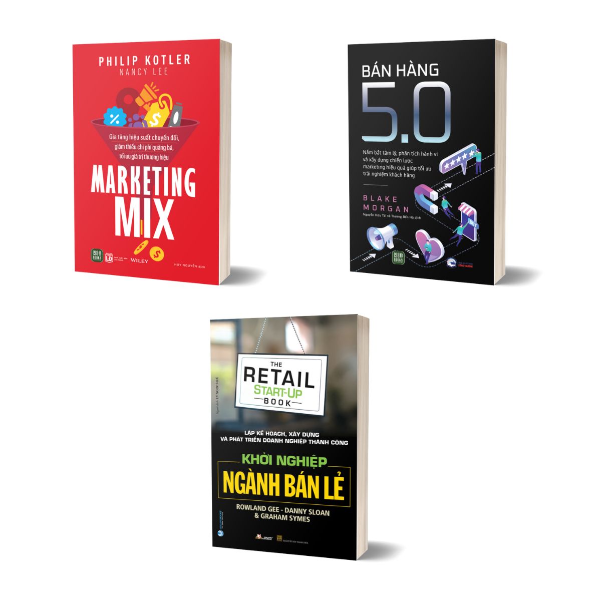 Combo Khởi Nghiệp Ngành Bán Lẻ + Marketing Mix + Bán Hàng 5.0