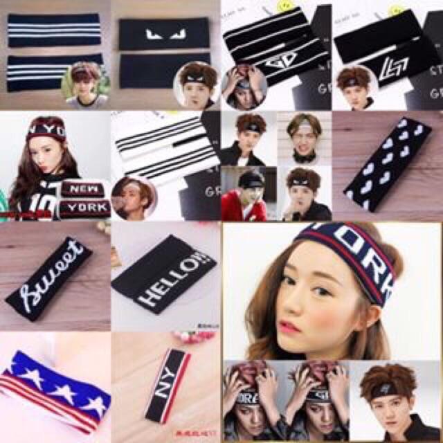 Băng đô Hàn Quốc tập luyện thể thao, nhảy hiphop headband D01