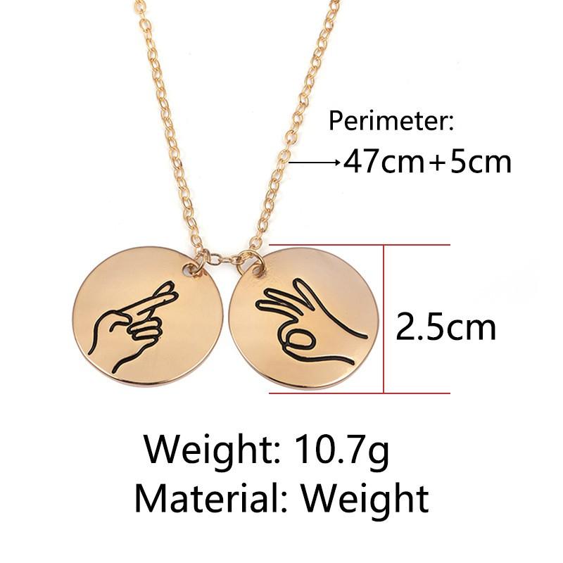 Dây chuyền mặt đồng xu tròn