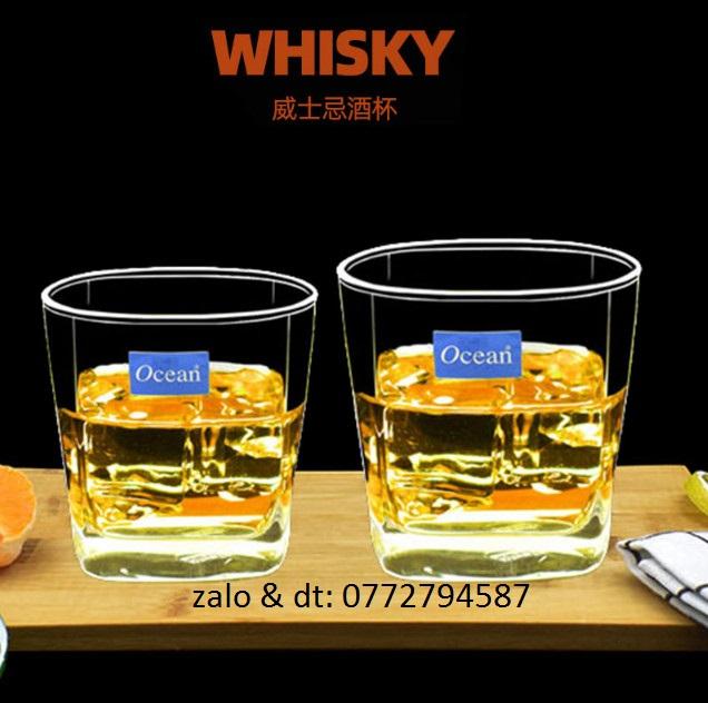 Ly Thủy Tinh Ocean Plaza Rock 195ml B11007 ; 295ml B11010 ; Nhập Khẩu Thái Lan