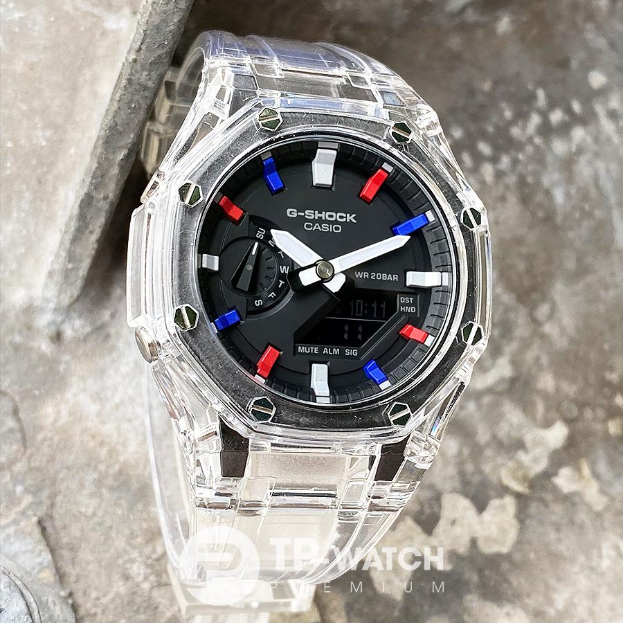 Đồng Hồ Nam Dây Nhựa Casio G-Shock GA-2100-1A AP CUSTOM SKELETON x HARLEY QUINN ROYAL OAK (SPECIAL)