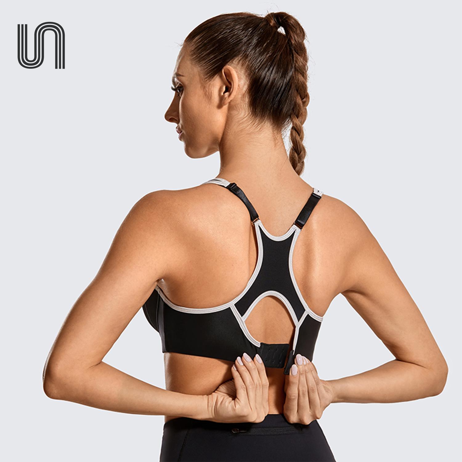 Racerback Nội Y Áo Ngực Thể Thao Tác Động Cao Hỗ Trợ Đầy Đủ Nhẹ Nhàng Lót Tập Luyện Áo Lót Ngực Cho Nữ