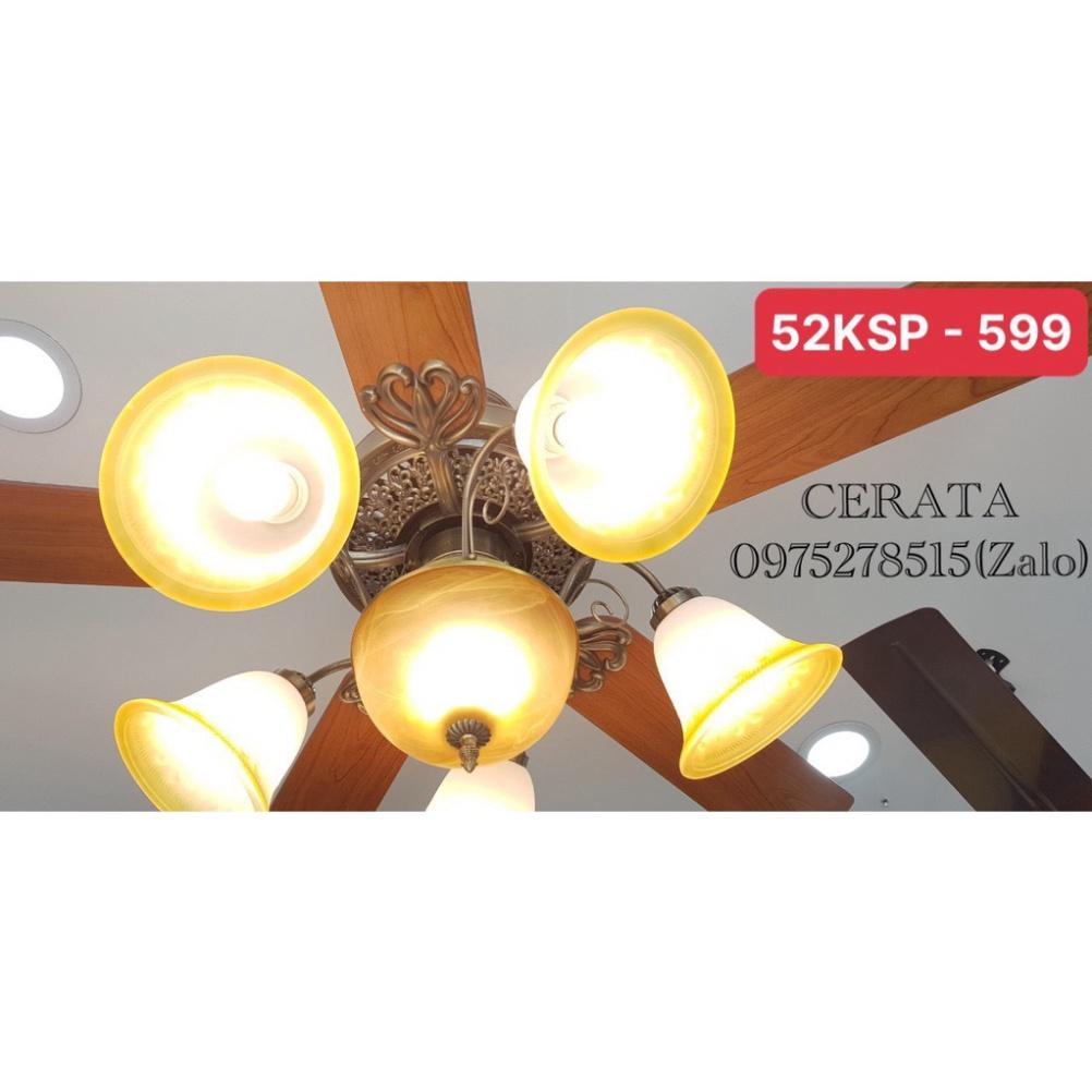 Quạt Trần Có Đèn SCG-72 Promax Lõi Đồng Full 6 tiêu chuẩn Gió, Lắp Cho Mọi tổ ấm