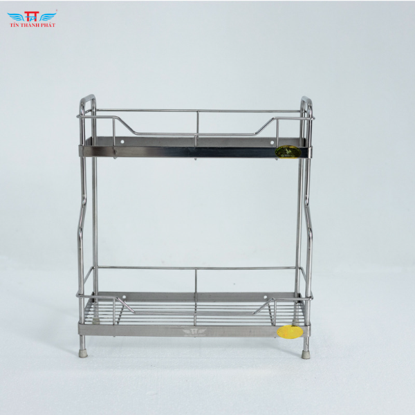 KỆ GIA VỊ 2 TẦNG INOX 304 TÍN THÀNH PHÁT