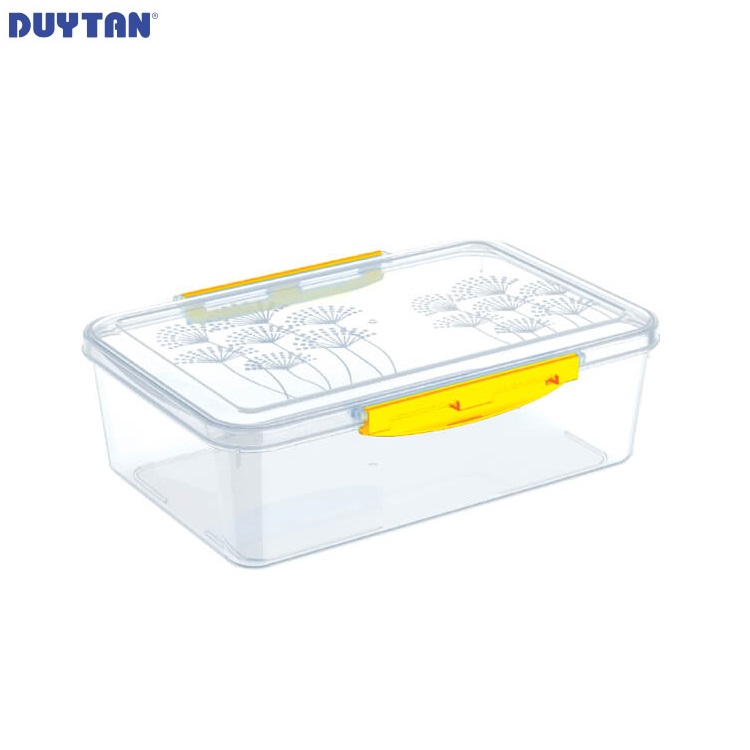 Hộp bông lớn nhựa Duy Tân Matsu 2600ml - 05820 - Giao màu ngẫu nhiên - Hàng chính hãng