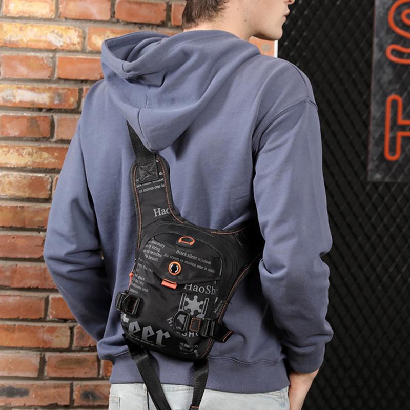 Túi Thắt Lưng Hông Chân Túi Nam Xe Máy Nylon Chống Thấm Nước Nam Rider Sứ Giả Vai Bum Thả Đùi Túi Dây Hông Nữ