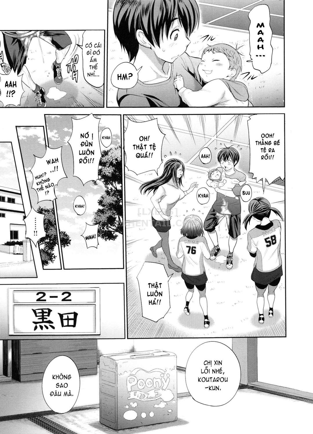 những cô nàng ở clb bóng vợt + sau 2 năm chapter 9 14