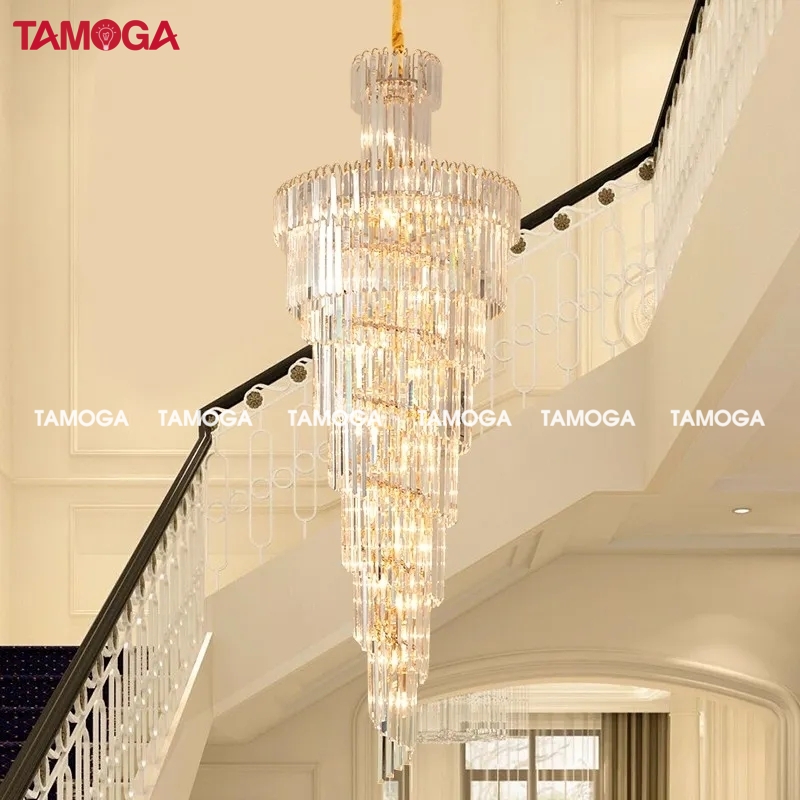 Đèn thả vòng phòng khách pha lê TAMOGA ISA MS011