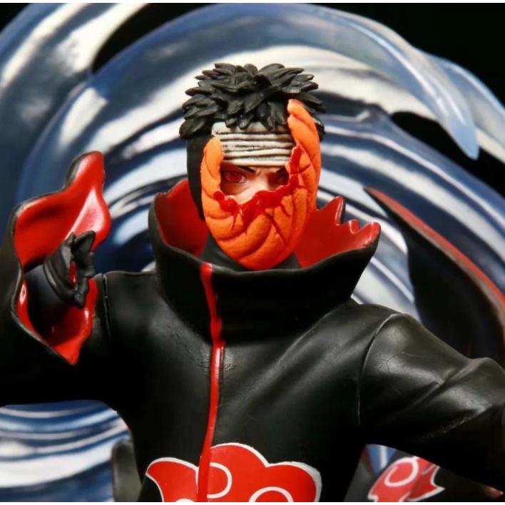 Mô hình Obito akatsuki 3 đầu đứng trên ma tượng Gedo 40cm