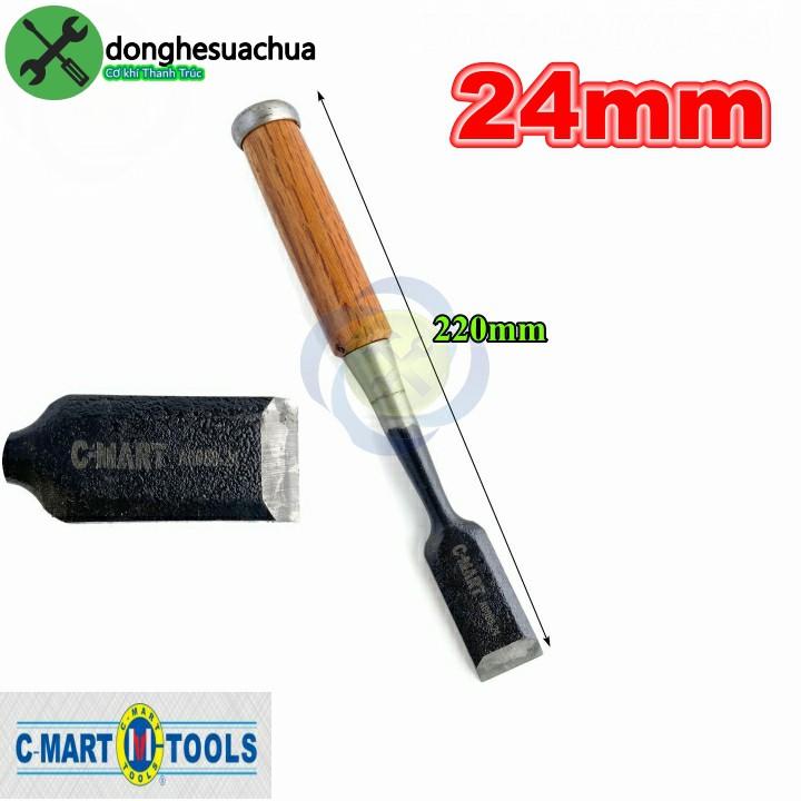 Đục thợ mộc cán gỗ C-Mart A0088-24 24mm