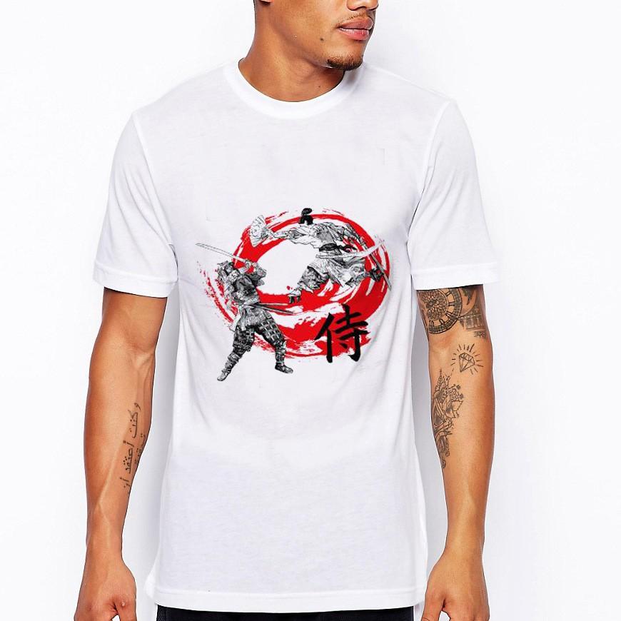 Áo phông Samurai Unisex áo cotton ngắn tay thời trang nam nữ cá tính