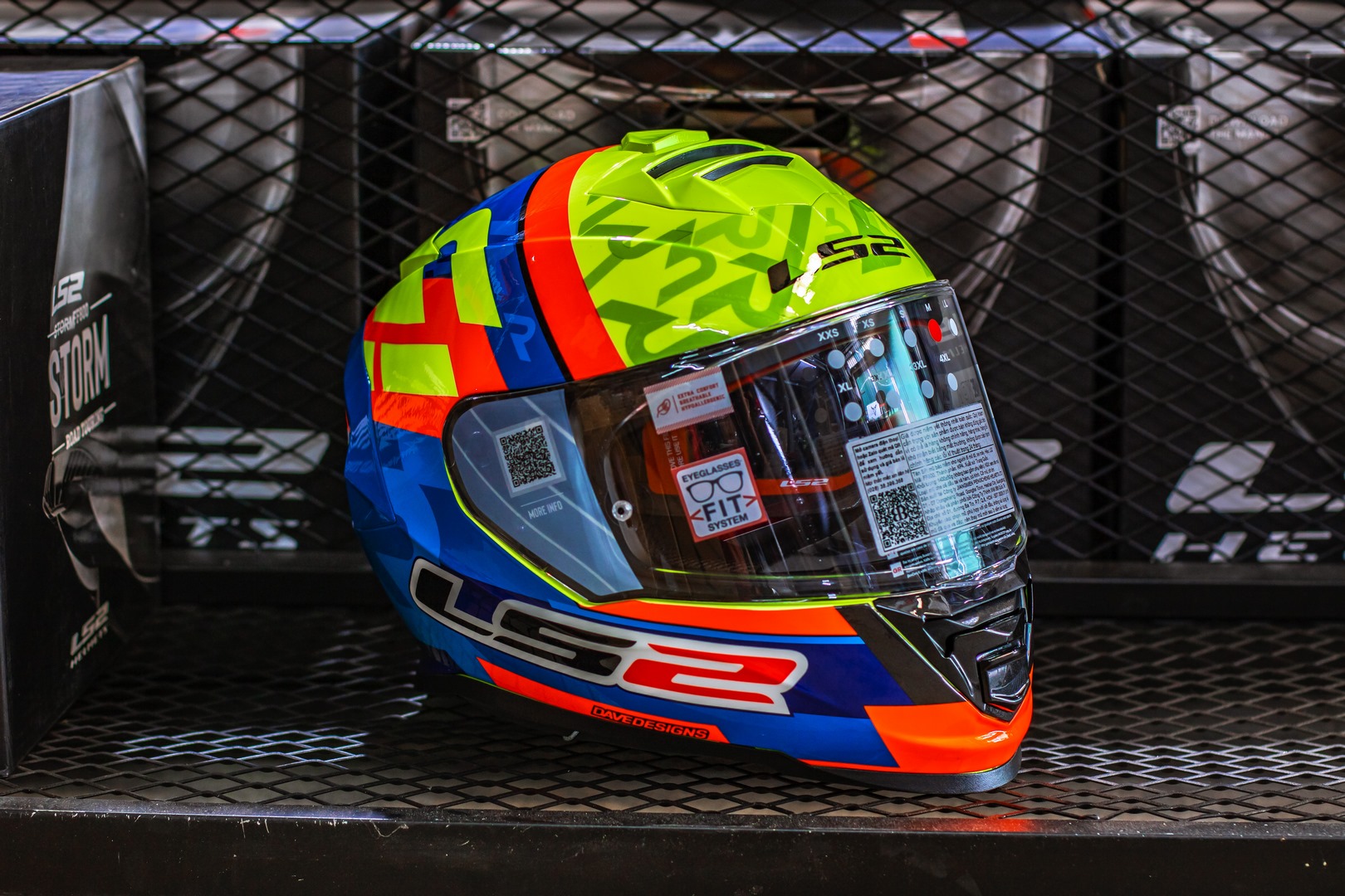 Mũ Bảo Hiểm Fullface Hai Kính LS2 FF800 Storm