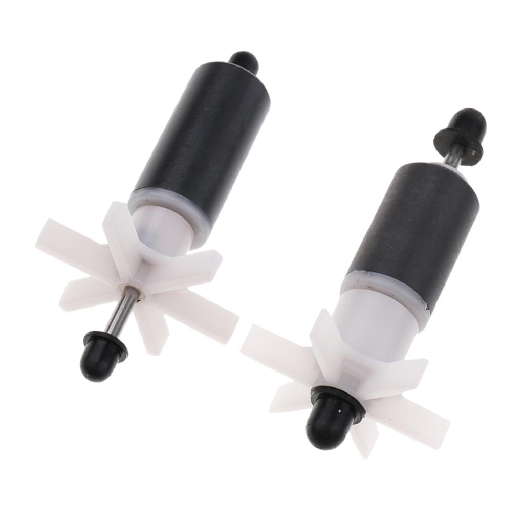 2x Aquarium Canister Filter Spare Rotor Filter Replacement Impeller for Pond