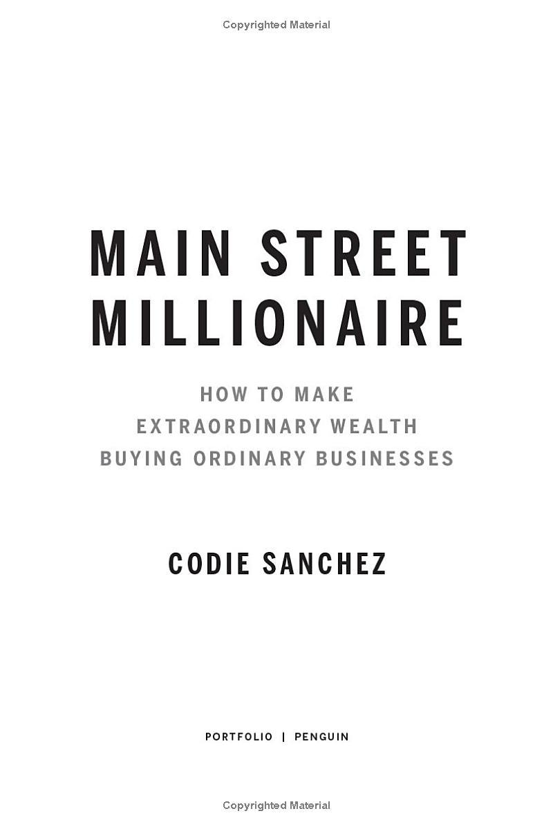 Sách ngoại văn: Main Street Millionaire