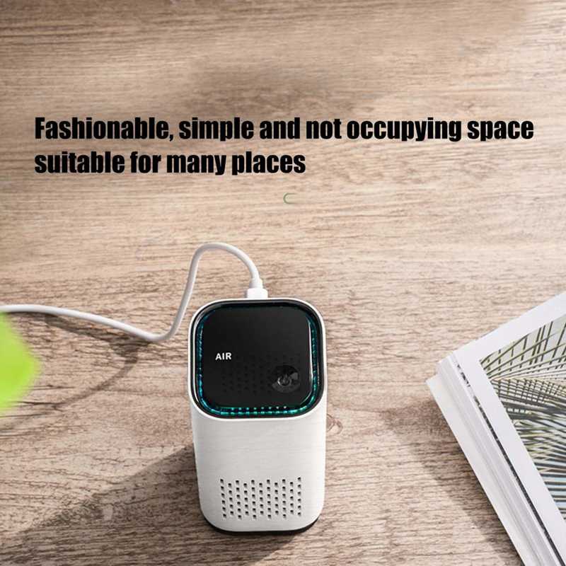 Máy lọc không khí mini Home Car Mini Air Purifier Cleaner Mute Negative Ion Filter