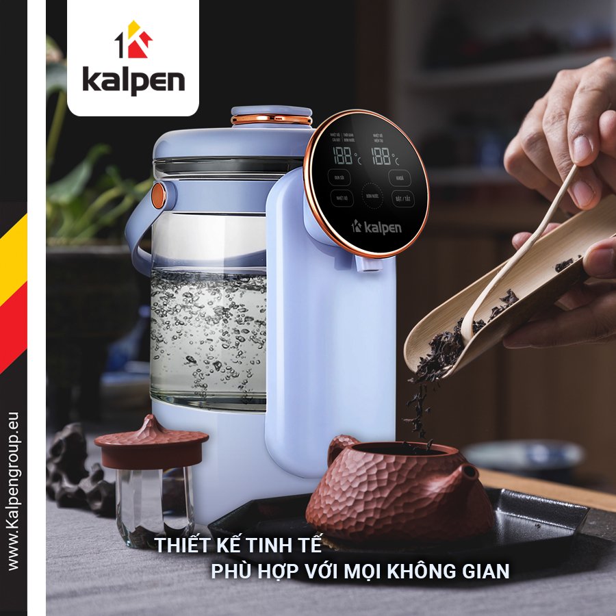 Bình Thủy Điện Điều Chỉnh Nhiệt Độ Kalpen KK99 2.5L hàng chính hãng